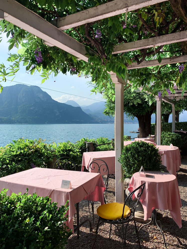 Most popular restaurant in Bellagio, Lake Como.  Waterfront and alfresco fine dining with lake views.