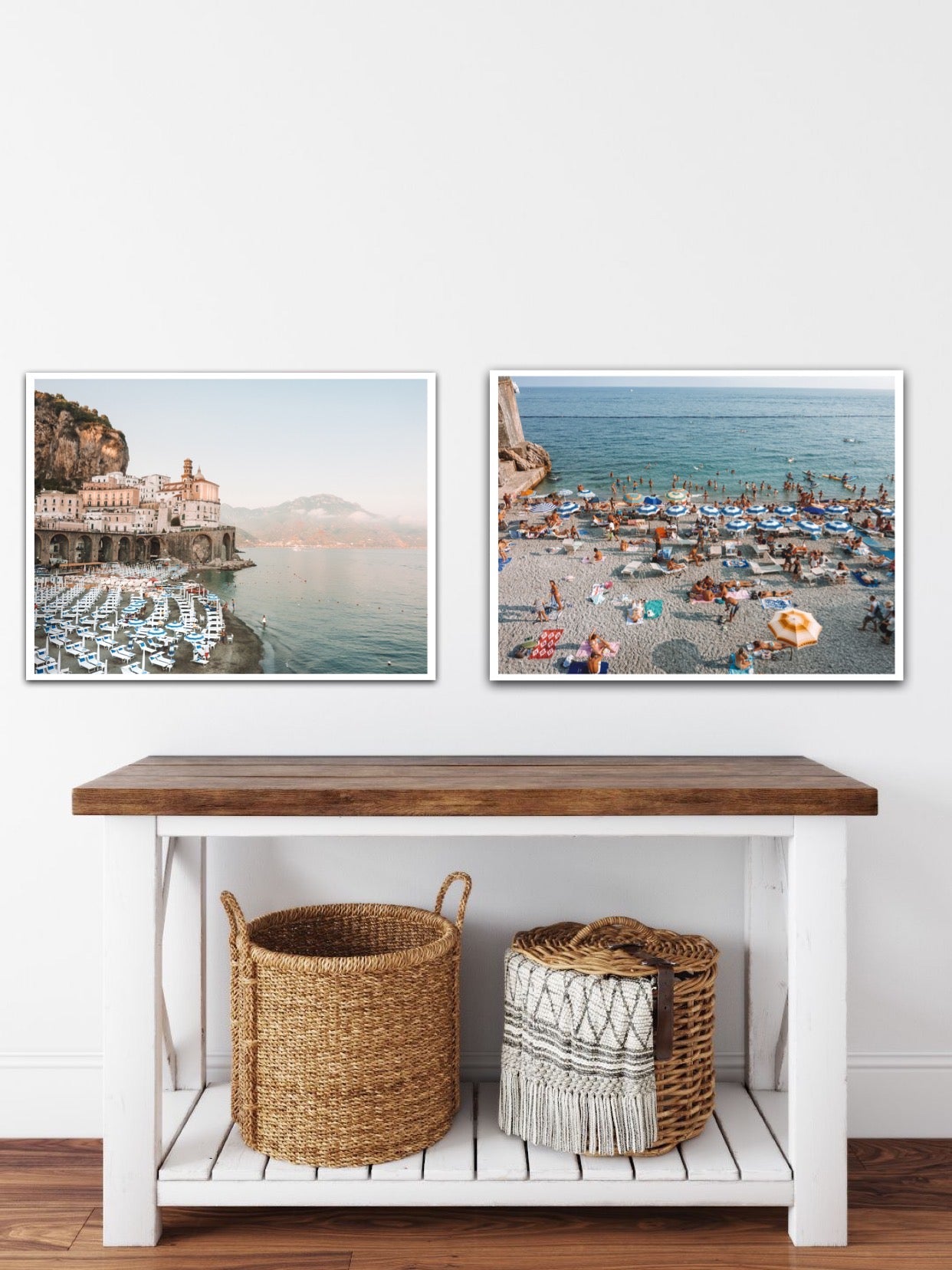 A European Summer in Atrani Amalfi Coast Italy. Late afternoon seaside, best beach on the Amalfi Coast. An insiders guide.
