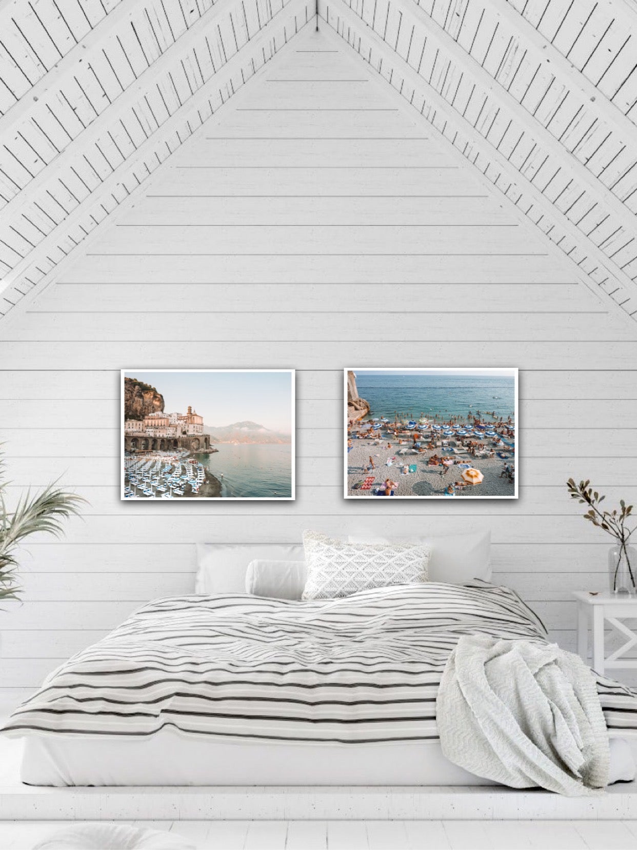 A European Summer in Atrani Amalfi Coast Italy. Late afternoon seaside, best beach on the Amalfi Coast. An insiders guide.